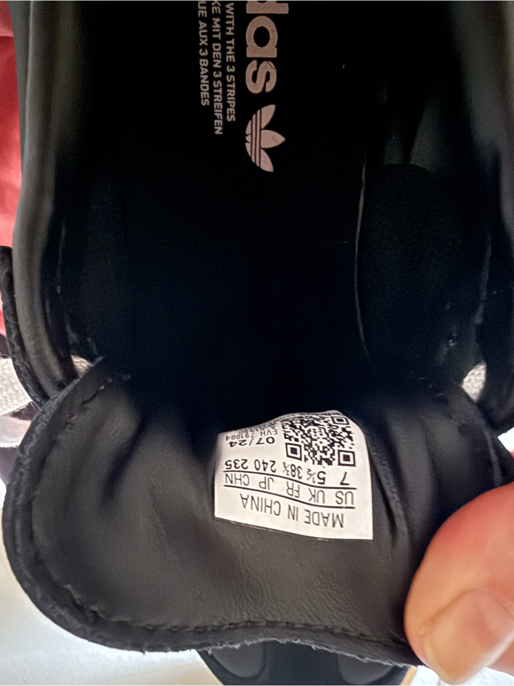 Adidas Samba womens Black & White Lace-Up Sneakers - Picture 2 of 4